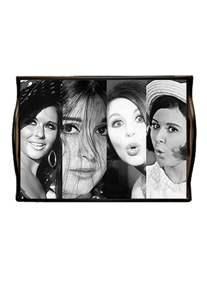 فوتو بلوك صينية من خشب MDF المغلف بطبعة مشاهير السينيما متعدد الألوان 25x35سم