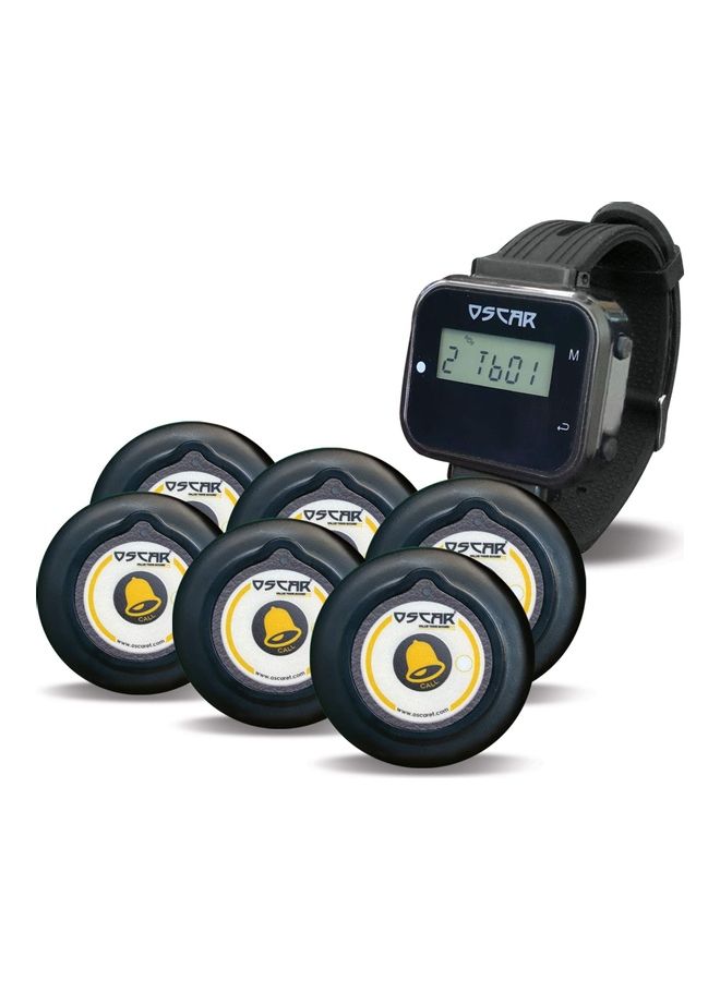 Oscar - Wrist Pager With Wireless Call Button Black - Image 1