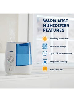 Vicks Warm Mist Humidifier VH 845, 3.8Ltrs Capacity  - Image 2