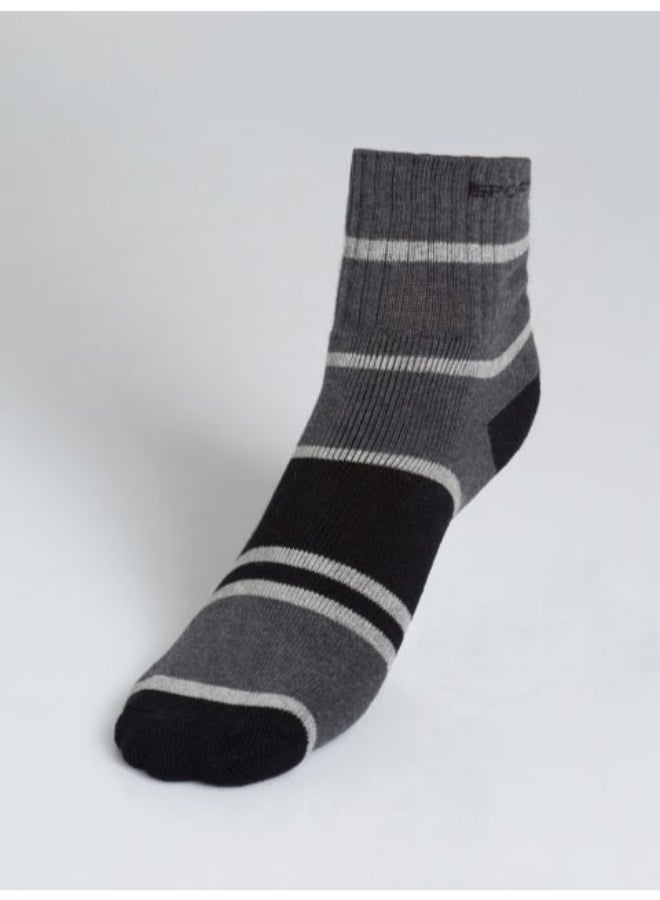 JOCKEY - Pair Of Strip Pattern Ankle Length Socks Assorted Color/Print - Image 1