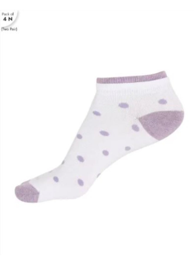 JOCKEY Set Of 2 Pair Of Low Show Socks Assorted Color/Print  - Image 1