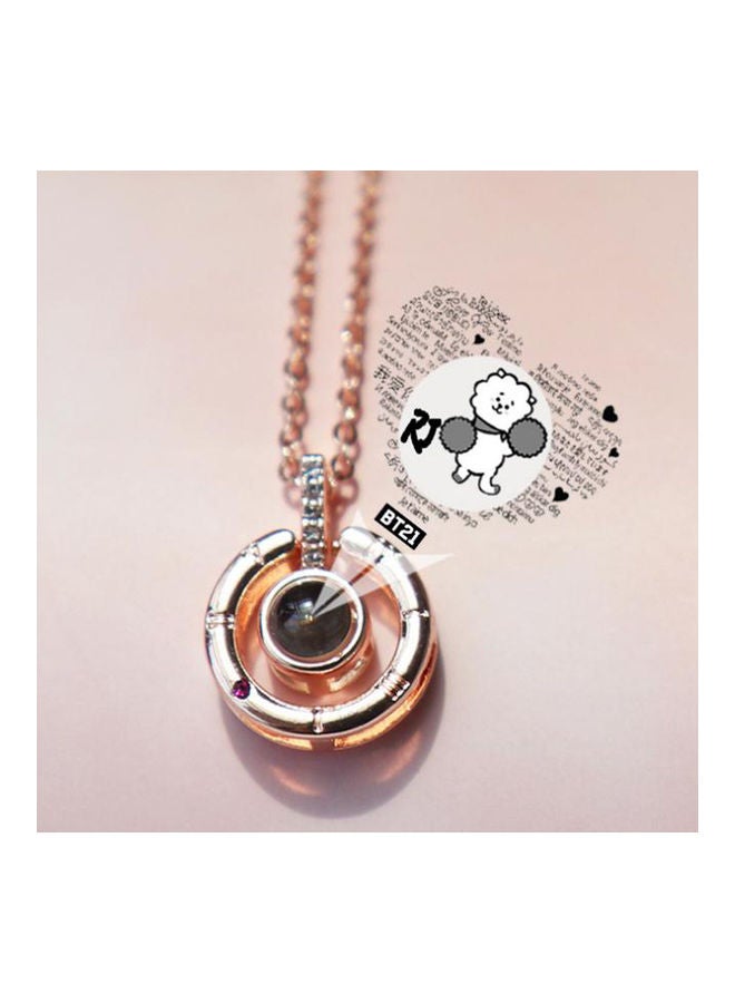 Generic - Projection Pendant Chain Necklace - Image 1