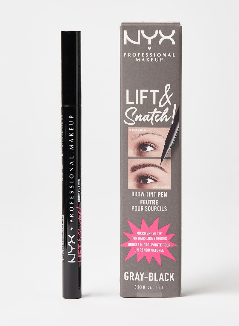 NYX PROFESSIONAL MAKEUP Lift & Snatch! Brow Tint Pen Grey-Black 09  - Image 1