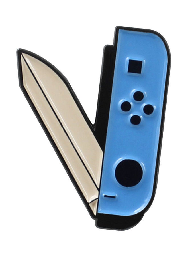 Handle Knives Shell Shape Brooch Pin Badge - Image 2
