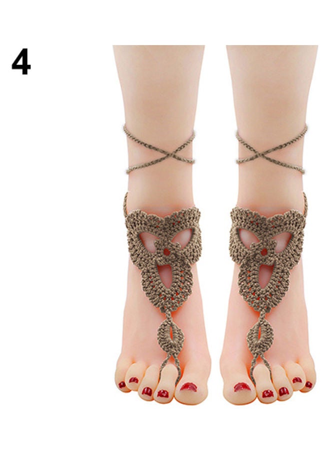 Crochet Cotton Anklet