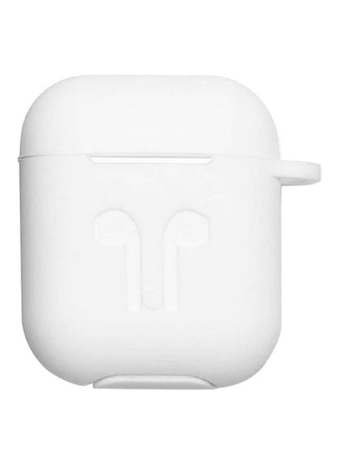 Apple AirPods Protective Silicone Case Cover White