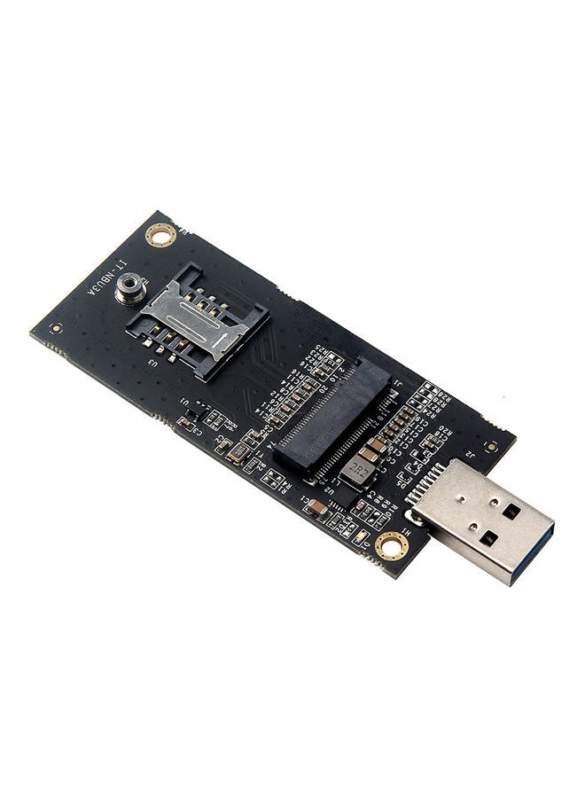M.2 NGFF To USB3.0 Adapter Card Black - Image 1