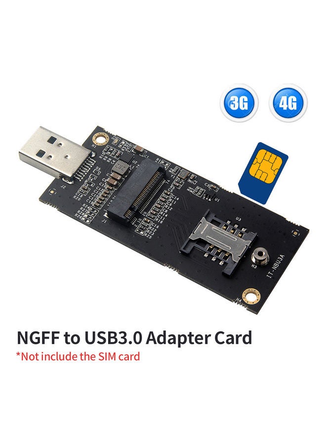M.2 NGFF To USB3.0 Adapter Card Black - Image 4