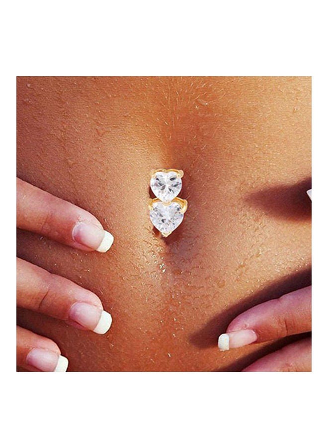 1 Piece Heart Body Piercing Belly Button - Image 4