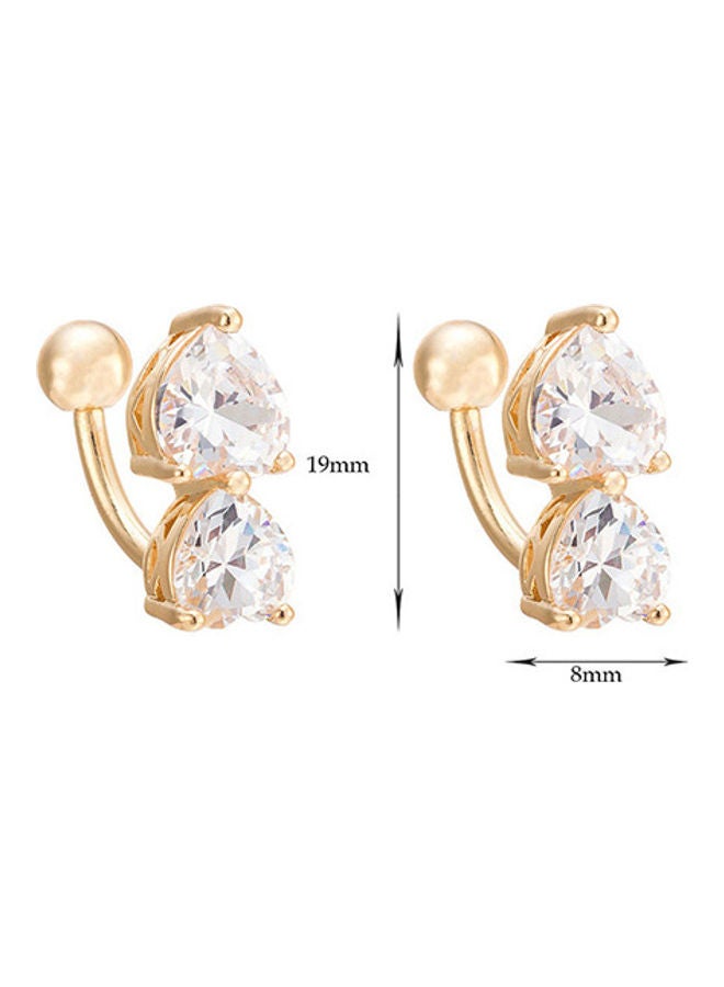 1 Piece Heart Body Piercing Belly Button - Image 2
