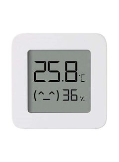 Mi Temperature And Humidity Monitor 2, Smart Digital Thermometer White 43x43x12.5mm