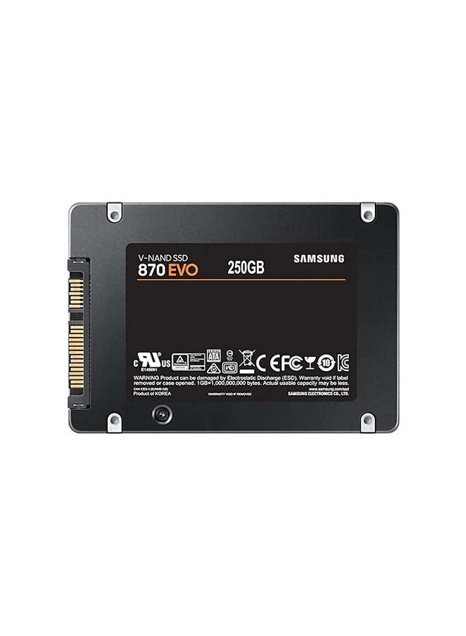 Samsung - 870 Evo SATA SSD Internal Hard Drive 250 GB - Image 1