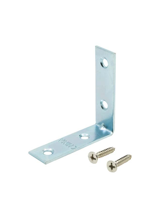 Homesmiths Shelf Bracket silver 5 x 5cm - Image 1