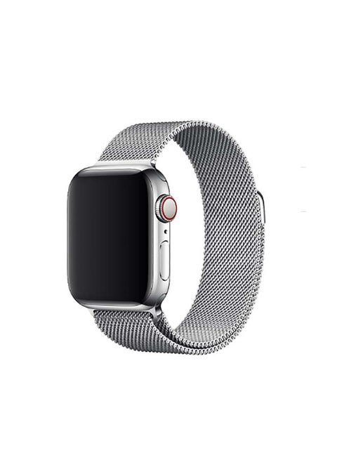 Replacement Band For Apple iWatch All Series Silver
