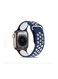 Replacement Band For Apple Watch All Series Blue/White