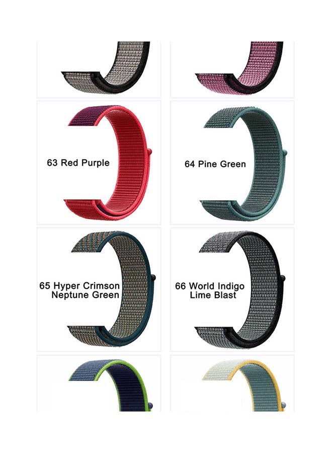 Generic - Nylon Sport Replacement Band For Apple Watch All Series Beige - Image 1