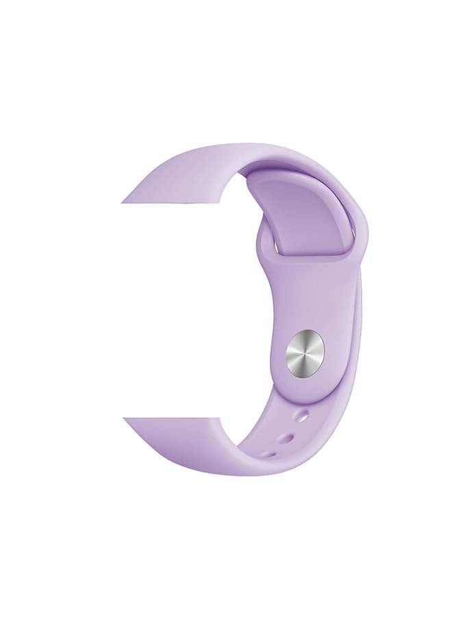 Generic - Silicon Sport Replacement Band For Apple Watch All Series Lavender - Image 1
