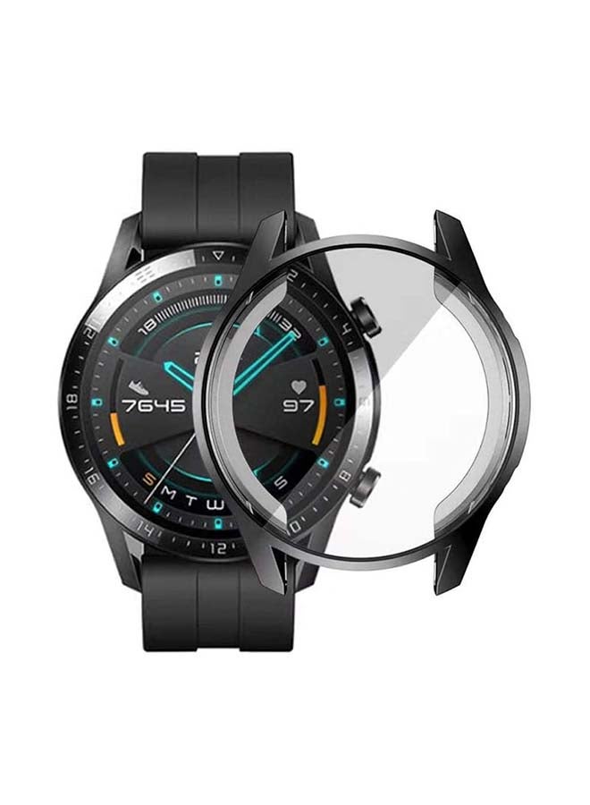 Bumper Case Cover for Huawei Watch GT2 46mm BLACK/CLEAR - Image 3