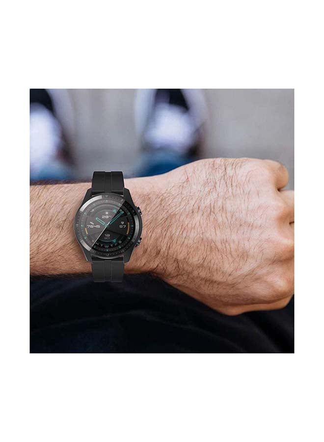 Bumper Case Cover for Huawei Watch GT2 46mm BLACK/CLEAR - Image 4