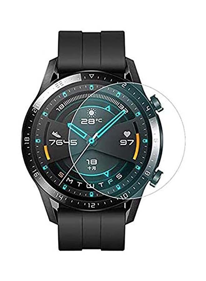 Generic - Tempered Glass Screen Protector For Huawei Watch GT2 46mm Clear - Image 1