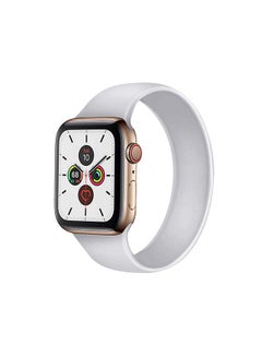 Silicon Solo Loop Replacement Band For Apple Watch All Series White