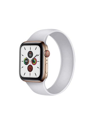 Silicon Solo Loop Replacement Band For Apple Watch All Series White - v1615450881/N45073047A_1