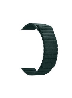 Leather Loop Replacement Band For Apple Watch All Series Compatible with 49mm/45mm/44mm/42mm Green