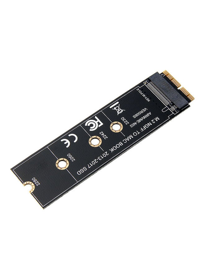 M.2 NVME SSD Convert Adapter Card Black - Image 1