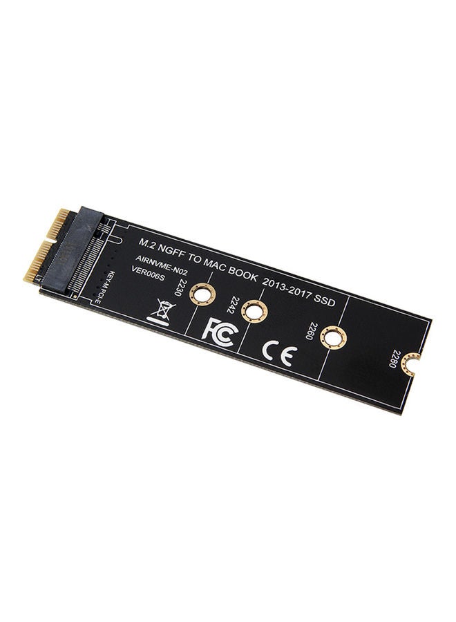 M.2 NVME SSD Convert Adapter Card Black - Image 2