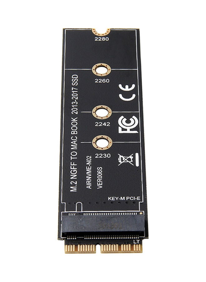 M.2 NVME SSD Convert Adapter Card Black - Image 4
