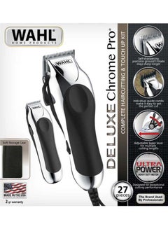 WAHL 27-Piece Deluxe Chrome Pro Trimmer Kit Set Silver/Black  - Image 2