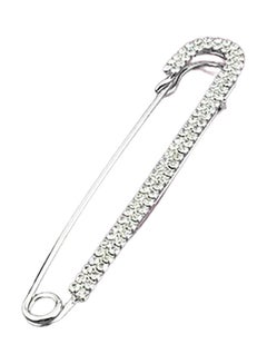 1-Piece Fashion Faux Pearl Rhinestone Brooch Pin