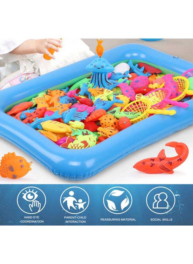 بيوينتي لعبة صيد السمك المغناطيسية مع حوض سباحة قابل للنفخ - Image 2