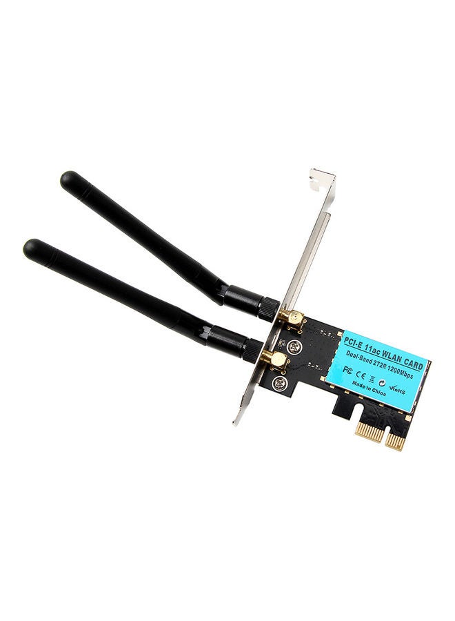 Generic 1200M PCI-E Wireless Network Card Black  - Image 2