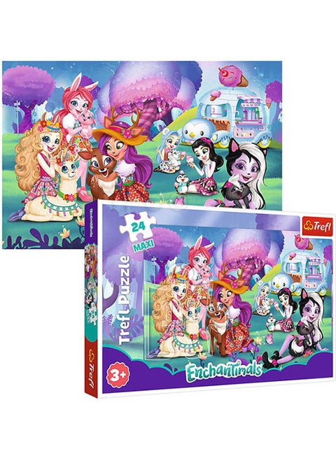 Enchantimals -  Puzzle 24 Pieces 48 x 34cm