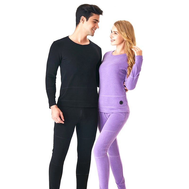 Warm Underwear Suit Set Black  - Image 3