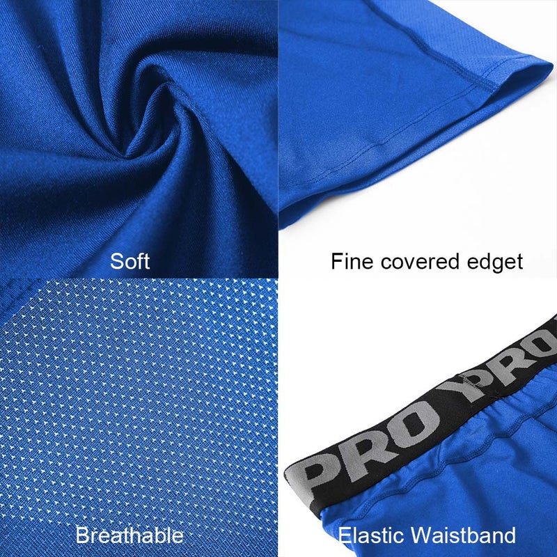 Generic - Breathable Gym Running Workout Activewear Shorts Blue - Image 1