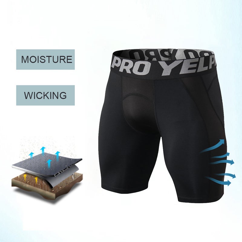 Generic - Breathable Gym Running Workout Activewear Shorts Blue - Image 1