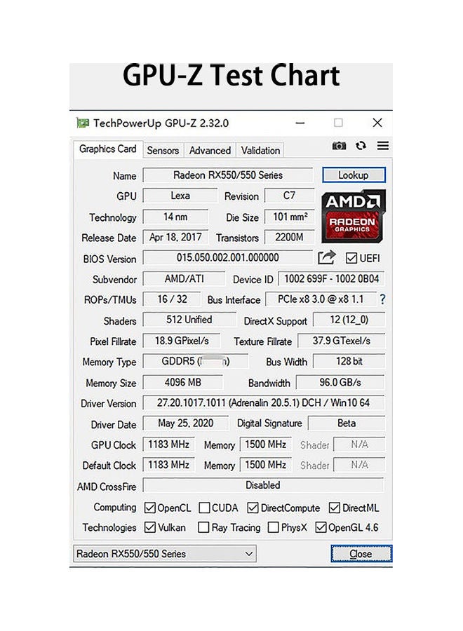 yeston RX550-4G D5 LP Graphics Cards Radeon Chill 4GB Memory Pink  - Image 5