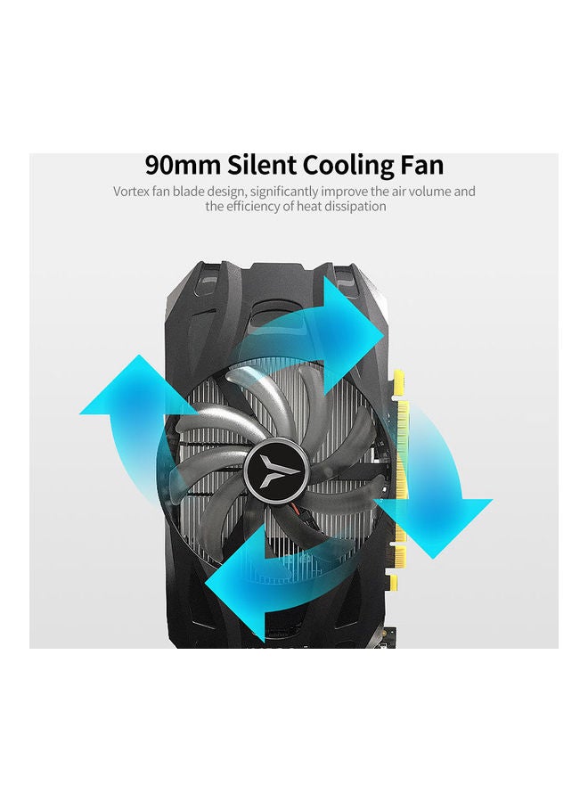 yeston - GTX1050Ti-4G D5 TD Gaming Graphics Card Black - Image 1