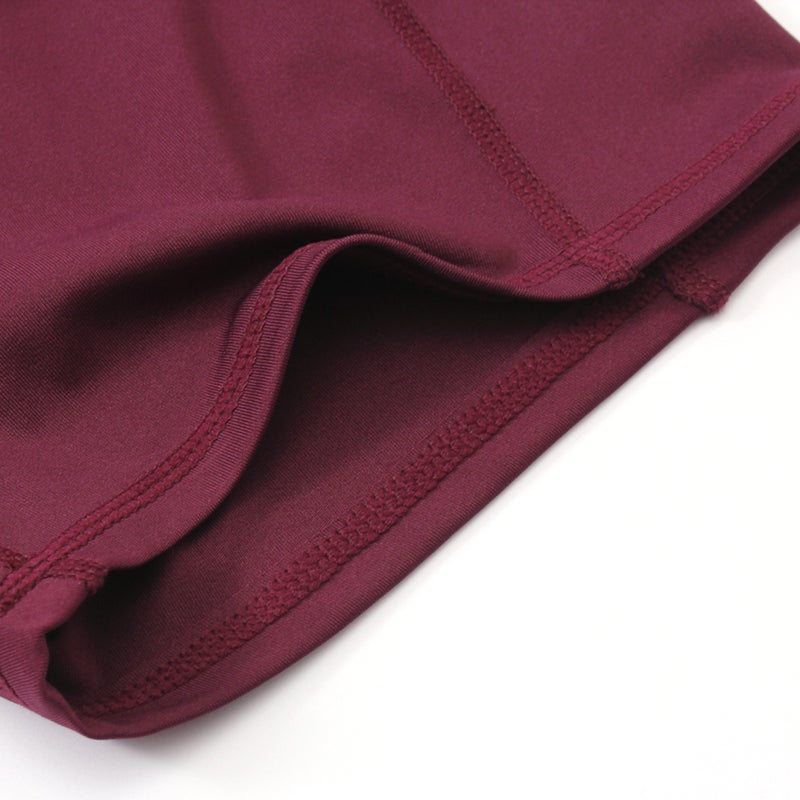 High Waist Sports Fitness Shorts Purple  - Image 3