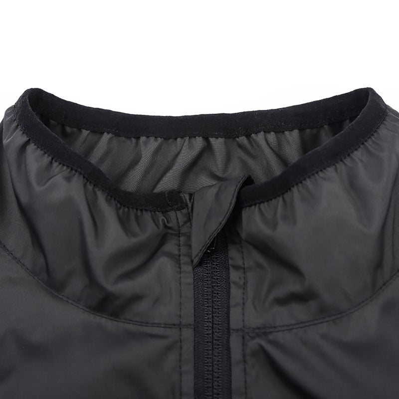 Wosawe Sleeveless Breathable MTB Bike Riding Sport Jacket Black/White  - Image 3