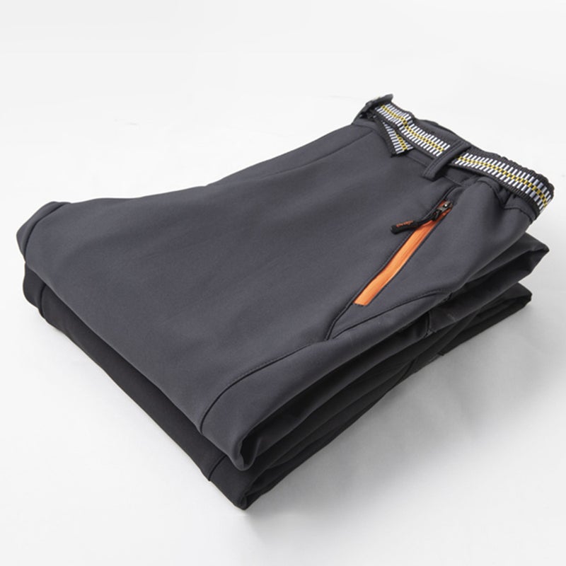 Zipper Pockets Quick Dry Sport Pants Black/Grey/White  - Image 2
