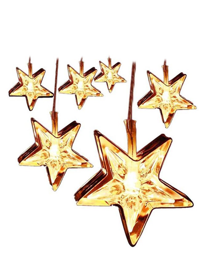 بيوينتي شريط إضاءة للديكور بشكل نجوم ذهبي - Image 1