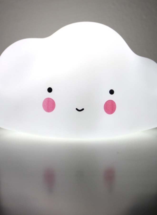 Decorative Cloud Shaped Battery Operated LED Night Light White 15x12x7cm