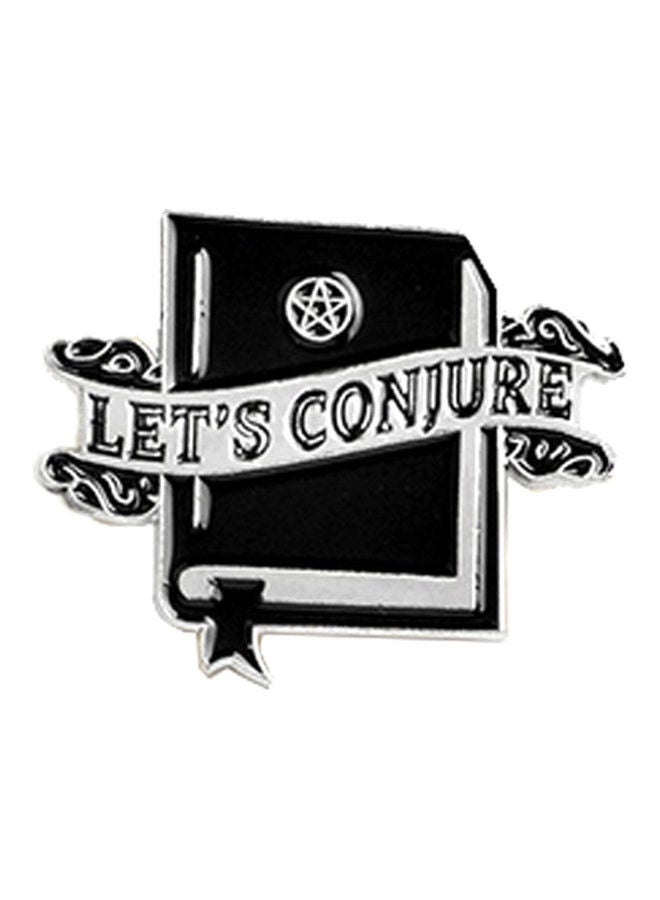 دبوس بروش بطبعة Lets Conjure 