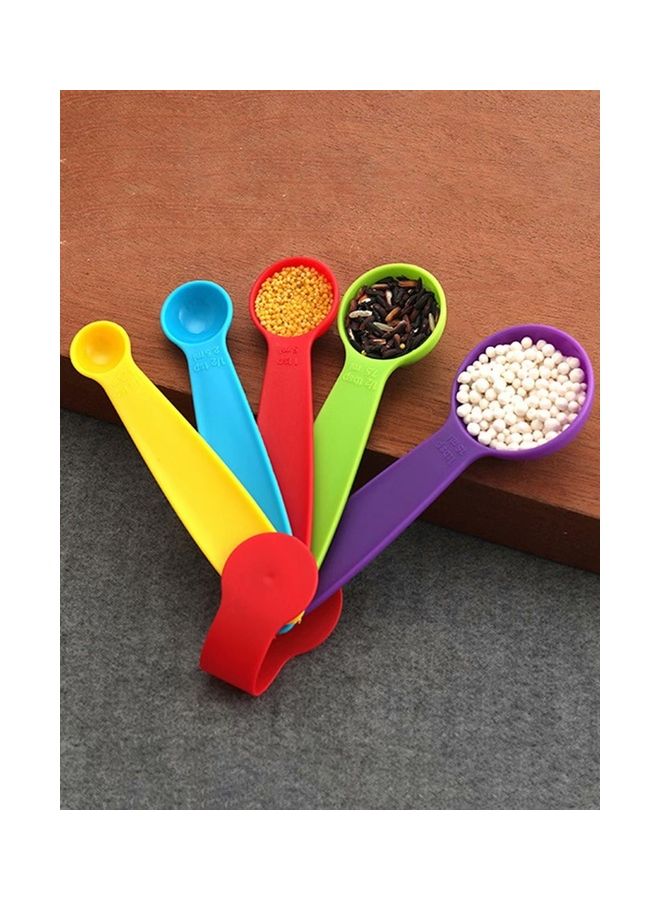 Ten Piece Measuring Spoon Multicolour 17.8x10x5.1cm  - Image 3