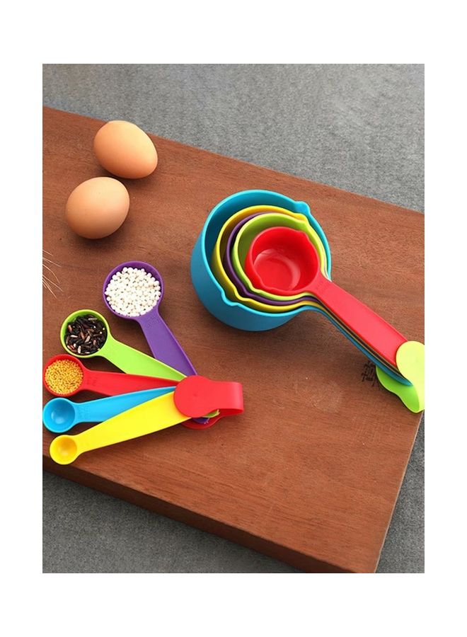 Ten Piece Measuring Spoon Multicolour 17.8x10x5.1cm  - Image 5
