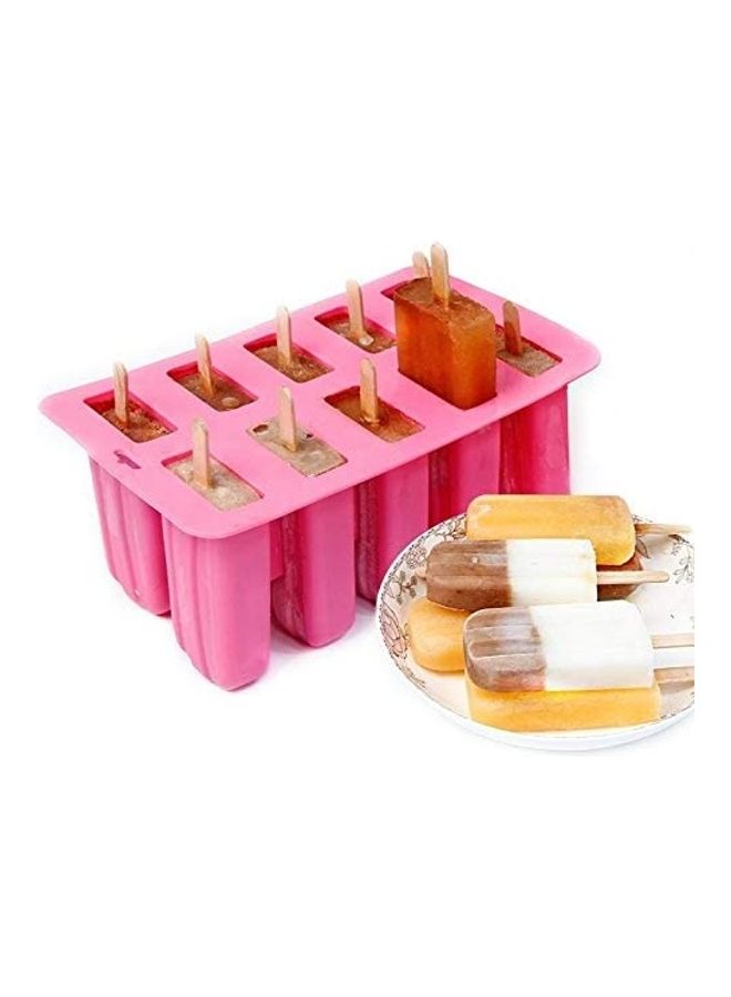 XiuWoo Silicone Ice Cream Mold Pink - Image 2