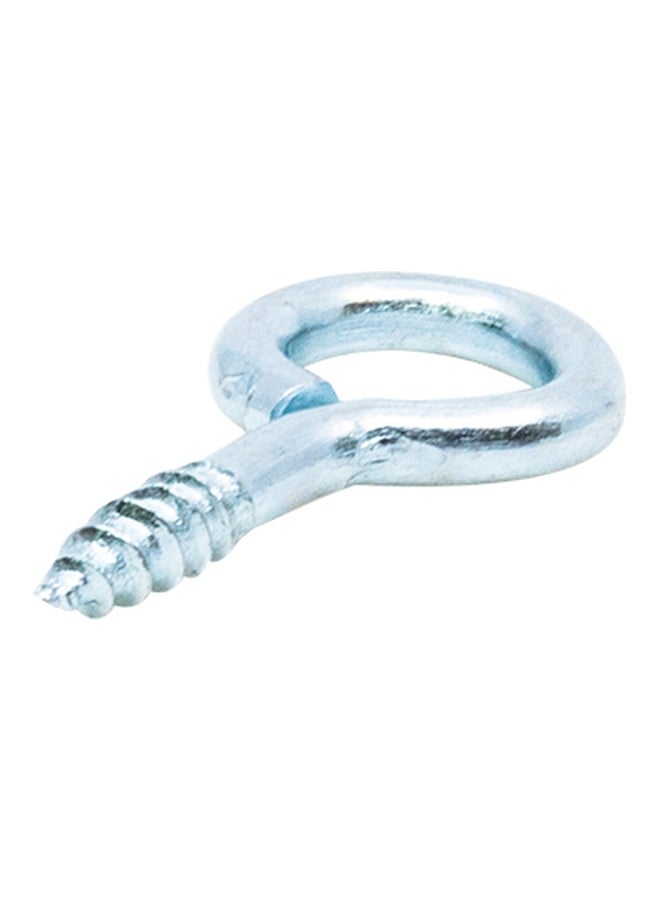 Homesmiths Galvanized Iron Eye Screw Hook Silver  - Image 1